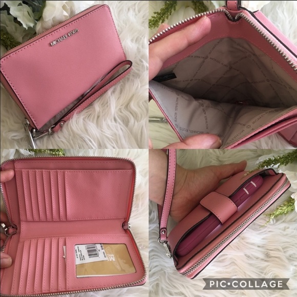 Final sale ✨Michael Kors jet set phone holder wallet wristlet - Picture 12 of 16